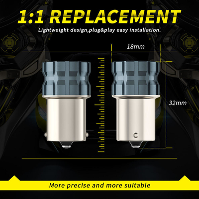 100% Canbus Bau15S Ba15S T25 1156 LED Bulb 900Lm 3030 Chip 6LED 12V Brake Turn Signal Lampu 6W