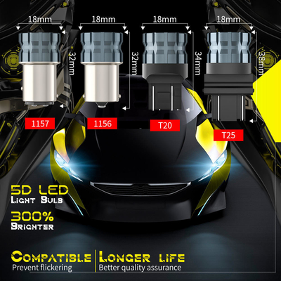100% Canbus Bau15S Ba15S T25 1156 LED Bulb 900Lm 3030 Chip 6LED 12V Brake Turn Signal Lampu 6W