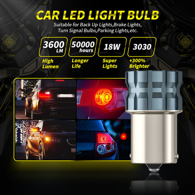 100% Canbus Bau15S Ba15S T25 1156 LED Bulb 900Lm 3030 Chip 6LED 12V Brake Turn Signal Lampu 6W