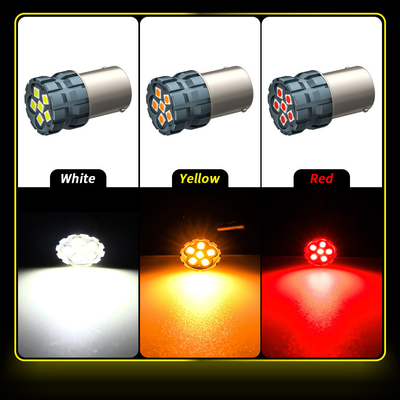 100% Canbus Bau15S Ba15S T25 1156 LED Bulb 900Lm 3030 Chip 6LED 12V Brake Turn Signal Lampu 6W
