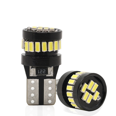 3014 Chip LED Lampu Lampu Otomotif Cahaya Putih 360 derajat sudut sinar T10 3014 24smd Lampu Led Berkualitas