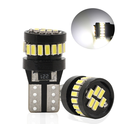 3014 Chip LED Lampu Lampu Otomotif Cahaya Putih 360 derajat sudut sinar T10 3014 24smd Lampu Led Berkualitas
