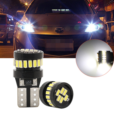 3014 Chip LED Lampu Lampu Otomotif Cahaya Putih 360 derajat sudut sinar T10 3014 24smd Lampu Led Berkualitas
