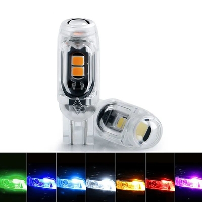 360 derajat LED Lampu Lampu Lampu Lampu Lampu Lampu T10 2835 3030 5smd LED Highlight 5W5 Nonpolar Lampu Lebar Kecil
