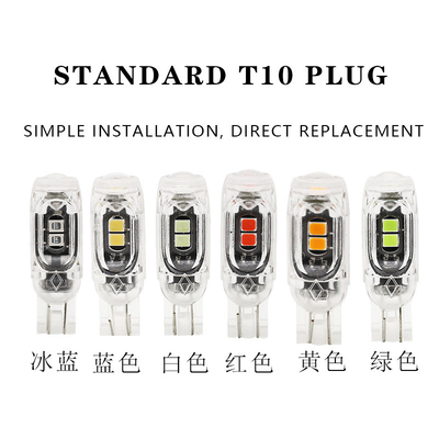 360 derajat LED Lampu Lampu Lampu Lampu Lampu Lampu T10 2835 3030 5smd LED Highlight 5W5 Nonpolar Lampu Lebar Kecil