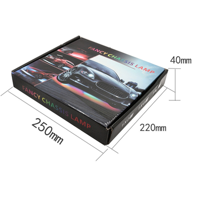Lampu Interior LED Otomotif Multi Color Remote Control Fleksibel ABS 12V Mobil Lampu Strip LED