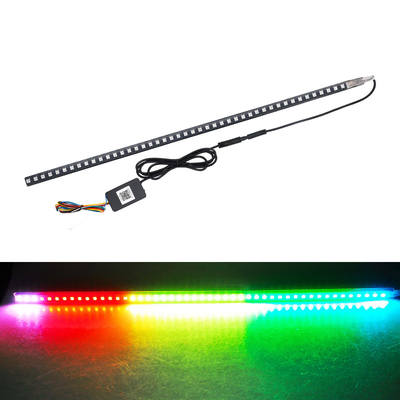 Universal ABS Mobil Interior LED Lampu Waterproof 56CM Mobil Flash Strobe Light Knight Rider Scanner Light