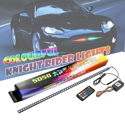Universal ABS Mobil Interior LED Lampu Waterproof 56CM Mobil Flash Strobe Light Knight Rider Scanner Light