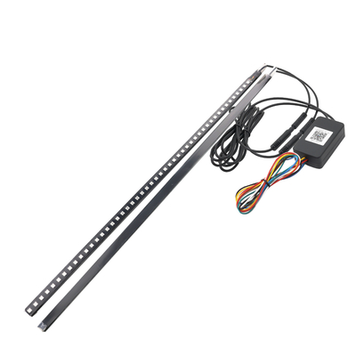 Universal ABS Mobil Interior LED Lampu Waterproof 56CM Mobil Flash Strobe Light Knight Rider Scanner Light