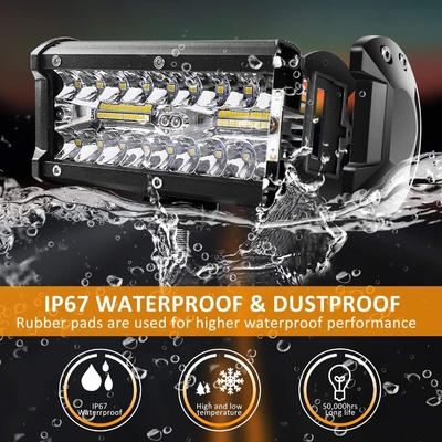 240W 24000lm Fog Led Light Bar 7 Inch Led Driving Lights Off Road Waterproof