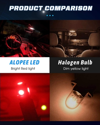 194 Bola Lampu LED Otomotif 6500K Wedge T10 SMD 5050 Chips