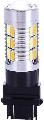 3157 3057 3357 4157 Lampu Sein Rem LED Amber Switchback 22 SMD dengan Proyektor