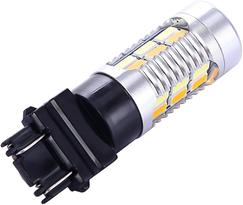 3157 3057 3357 4157 Lampu Sein Rem LED Amber Switchback 22 SMD dengan Proyektor