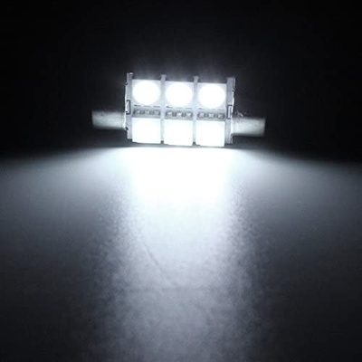 Festoon C5W 5050 6SMD LED Lampu Interior Mobil Lampu Bohlam Dome Biru Putih DC 12V 31 Mm 36 Mm 39 Mm 41 Mm