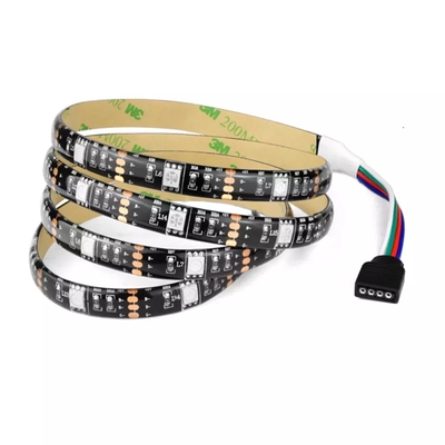 Lampu LED Mobil USB Strip Tabung SMD 5050 RGB Warna-warni DC 5V Fleksibel