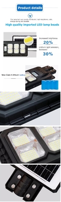 120 Watt Solar Street Light Untuk Outdoor 5000K Daylight White Flood Endurance IP65 Waterproof